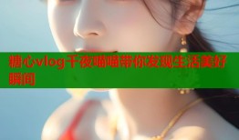 糖心vlog千夜喵喵带你发现生活美好瞬间