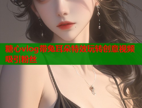 糖心vlog带兔耳朵特效玩转创意视频吸引粉丝
