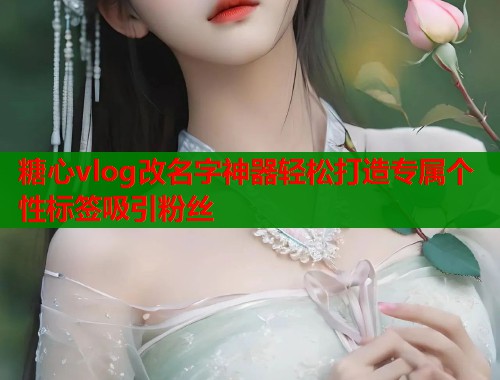 糖心vlog改名字神器轻松打造专属个性标签吸引粉丝